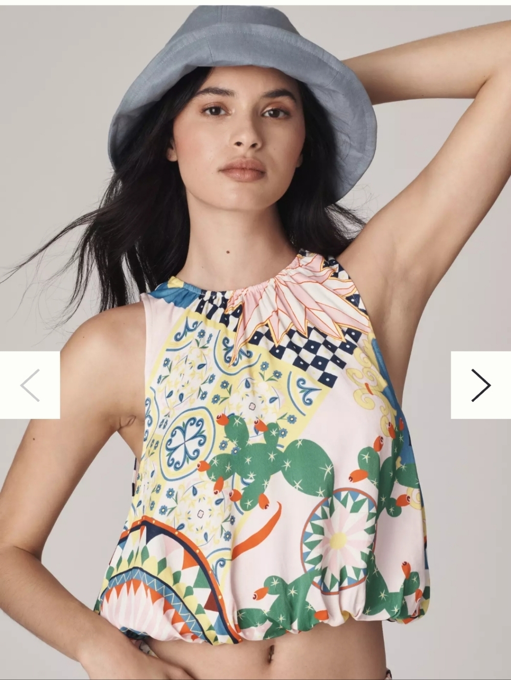NWT Anthropologie (Maeve) Bubble Hem Top